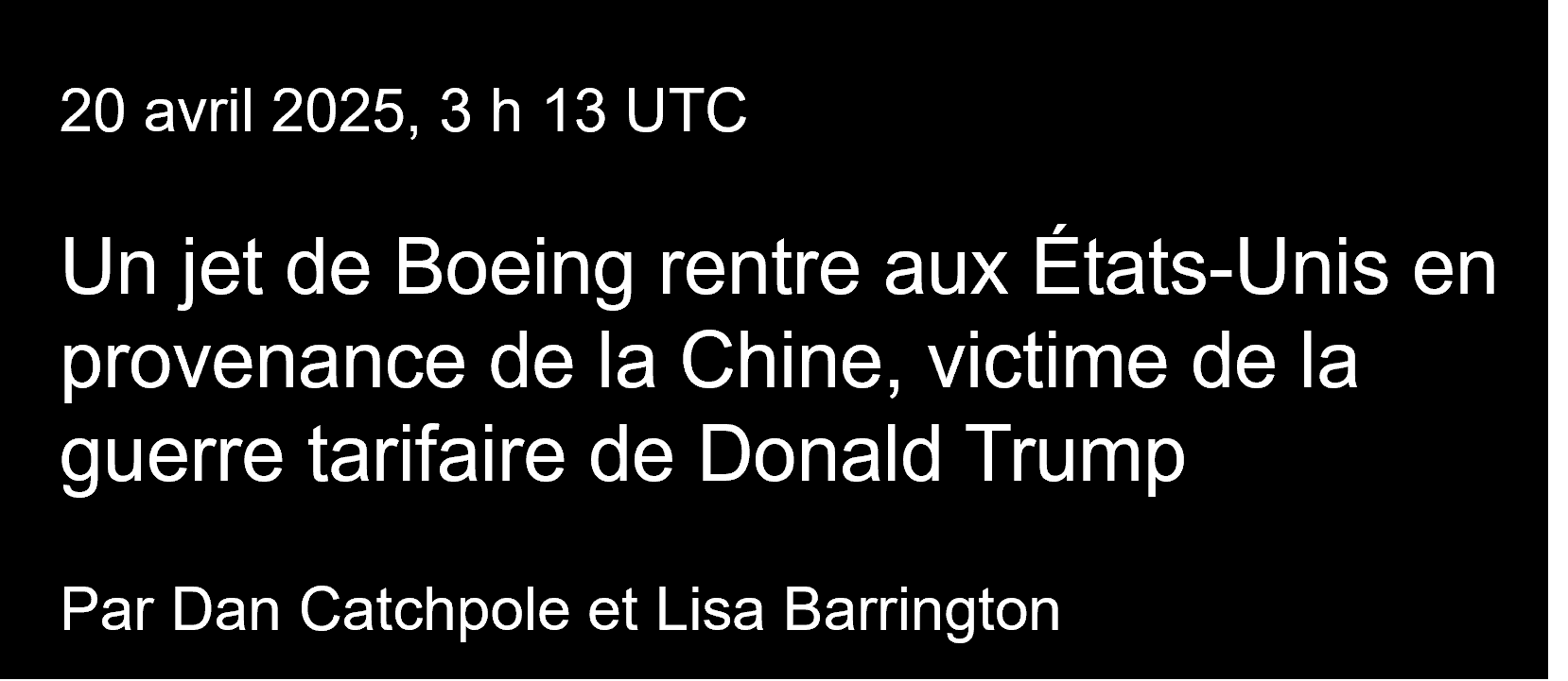 Le temps presse : les perturbations causées par les politiques 4