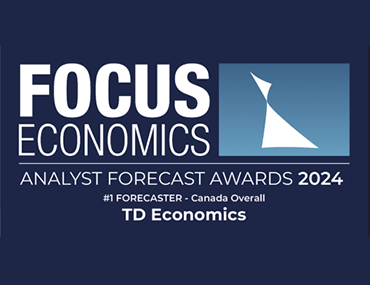 TD Economics Wins Best Forecaster Award 2024 from FocusEconomics